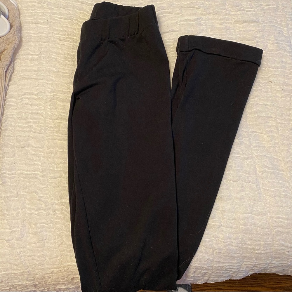 BLACK ICE SKATING LEGGINGS